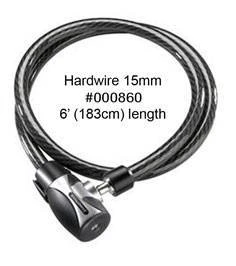 Kryptonite Kryptoflex Key Cable Lock 15mmx180cm 1 Kryptonite Kryptoflex Key Cable Lock 15mmx180cm