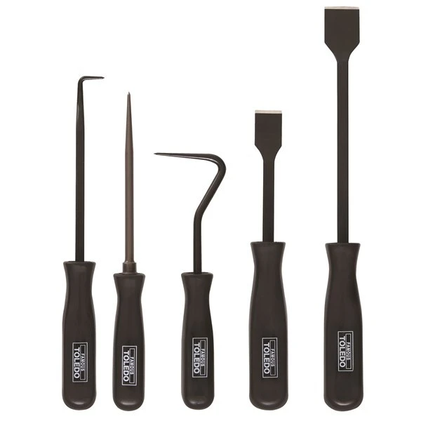 Toledo Scraper & Hook Set 5Pc 1 Toledo Scraper & Hook Set 5Pc