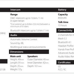 Cardo Packtalk Black Limited Edition With 45mm JBL -FortNine Shop PTB00040 3