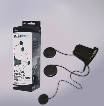 Cardo Q2 Audio & Corded Microphone Kit 1 Cardo Q2 Audio & Corded Microphone Kit